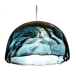 Obrázek pro produkt *I am Not Plastic Závěsné sv. pr. 240 x H 145 Broušená nerez Ručně tvarované sklo